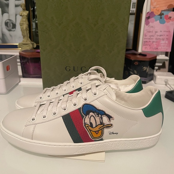 Authentic Gucci Disney Donald Duck Ace Sneaker brand new with COA & original box - Picture 5 of 12